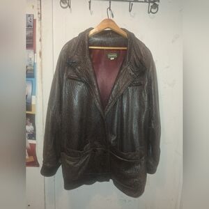 RETRO DANIER LEATHER JACKET , 80S